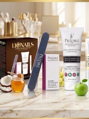 PREDIRE PARIS Lionails Luxury Manicure Set | 4-Piece Set ~ Retails $150